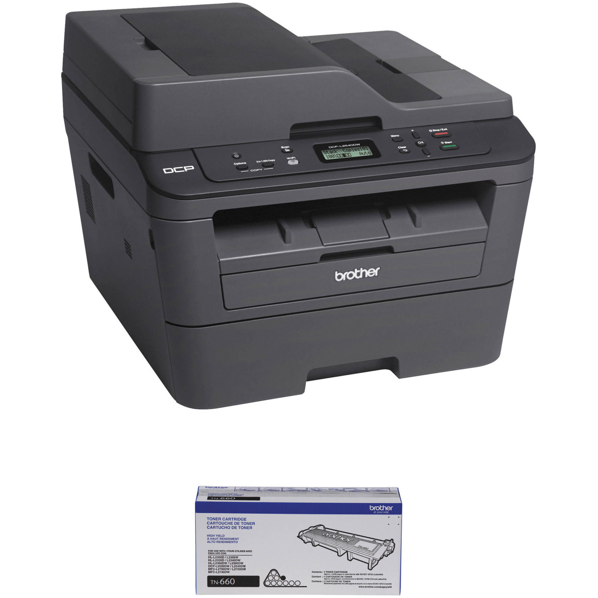 user instructions for brother printer dcp l2540 dw
