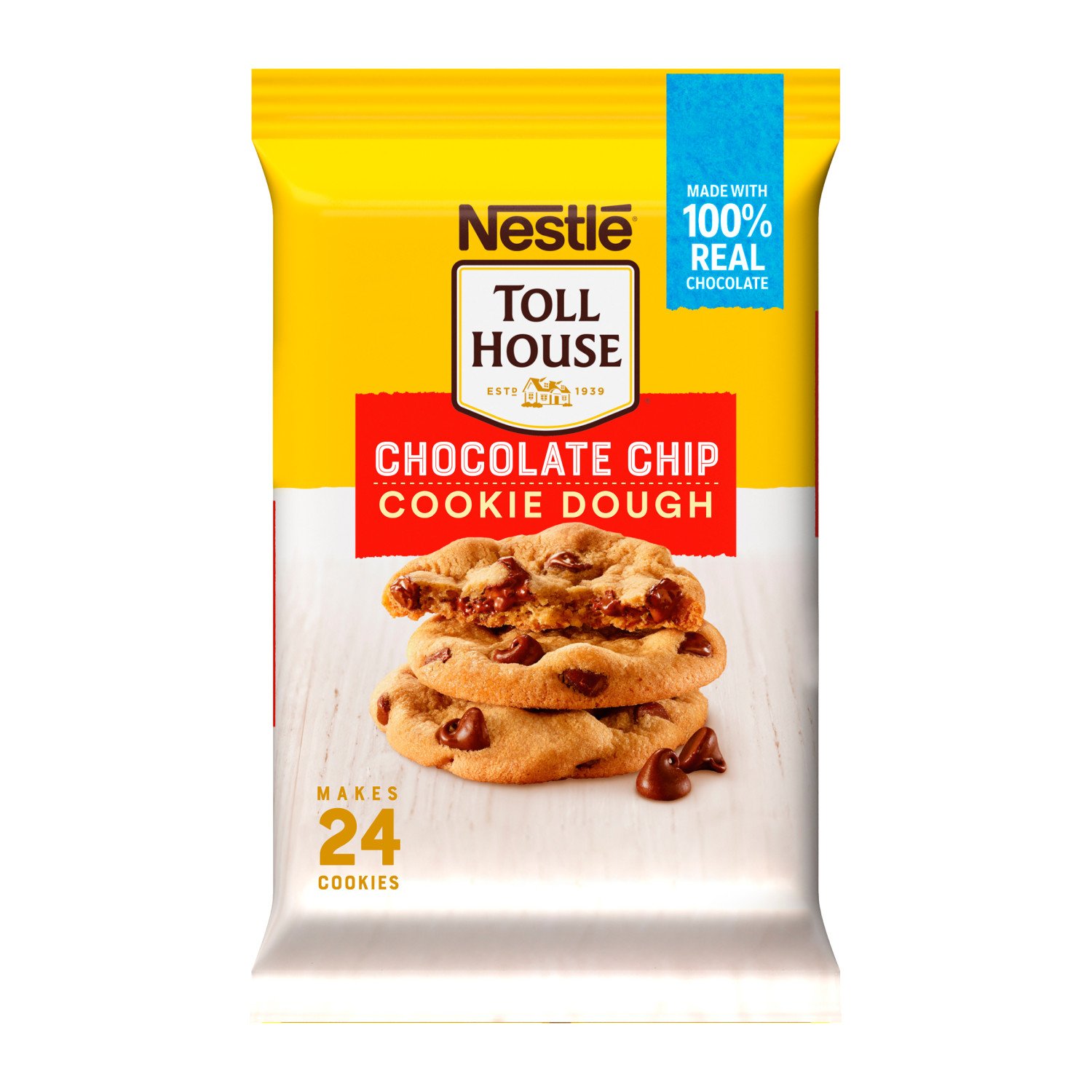 nestle toll house cookie dough baking instructions