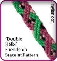 double helix friendship bracelet instructions
