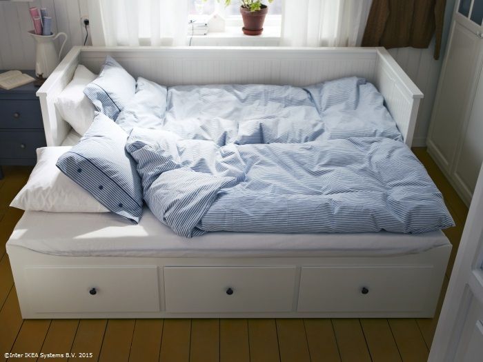 ikea brimnes extendable day bed drawers instructions