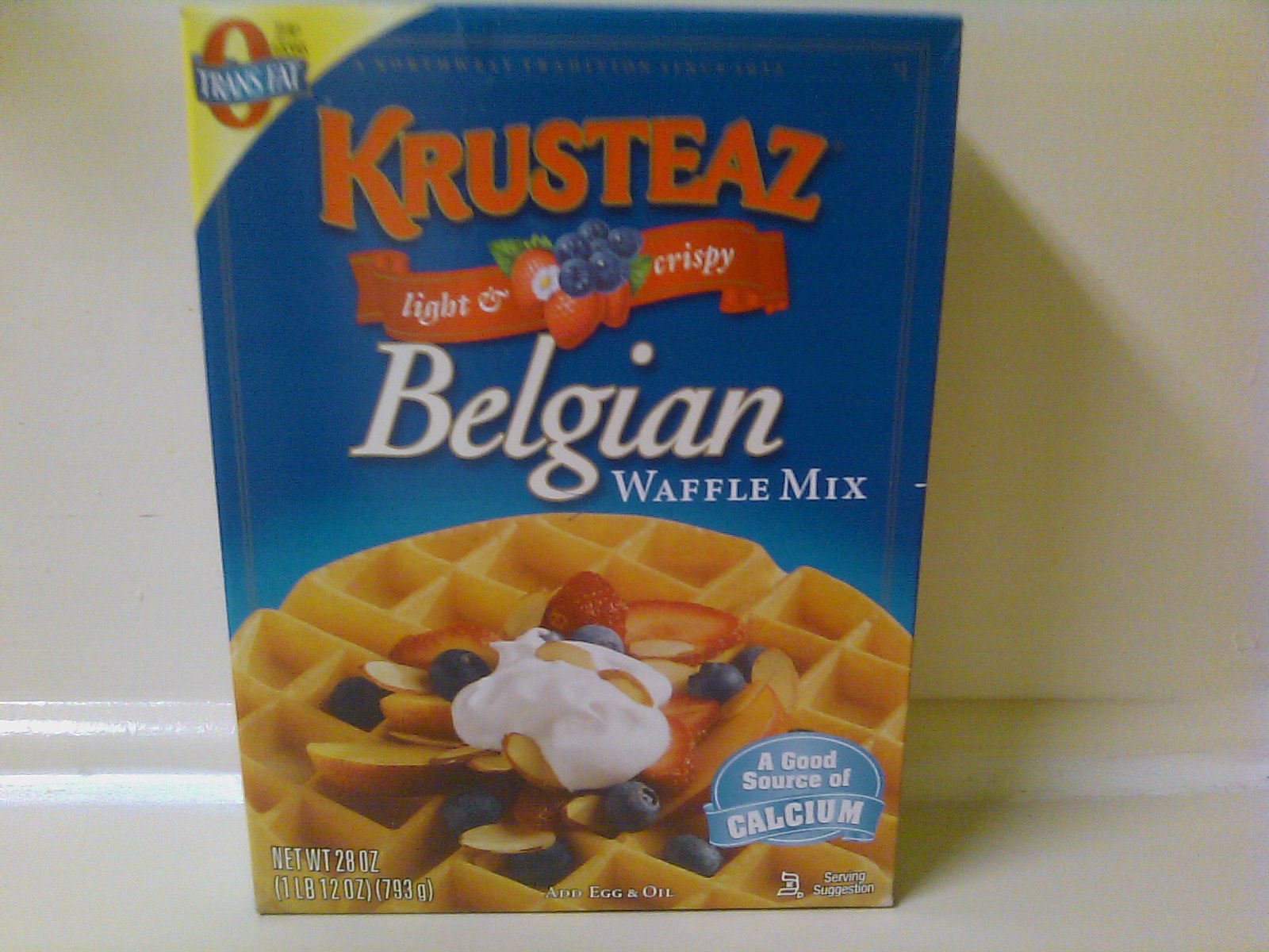 krusteaz belgian waffle mix instructions