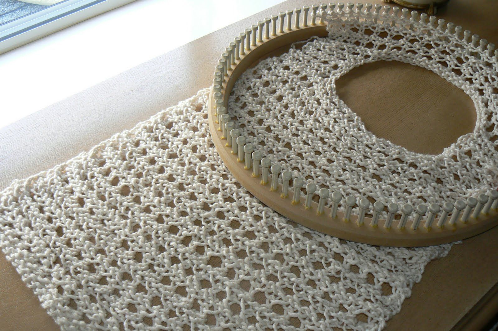 free instructions for round loom knitting