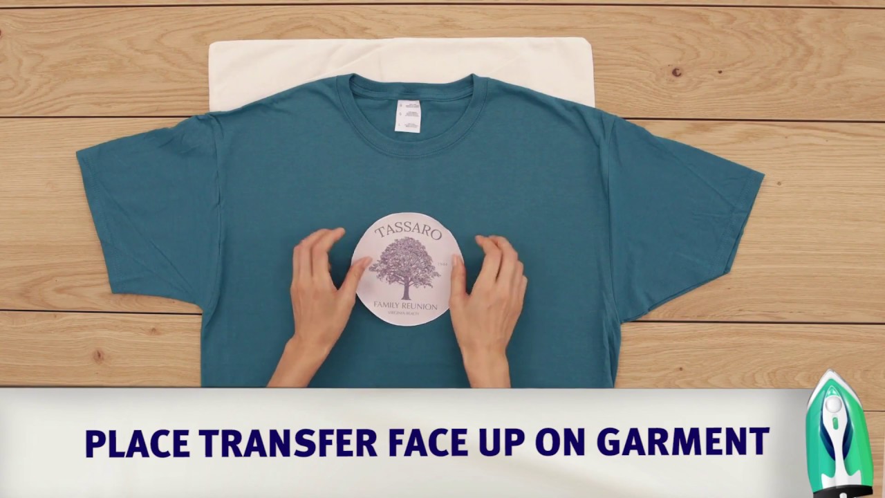 avery t-shirt transfer sheets instructions