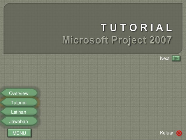 microsoft project 2007 instructions