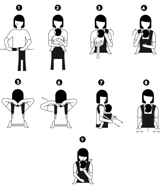 baby buddha carrier instructions