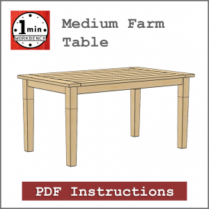 farm table building instructions